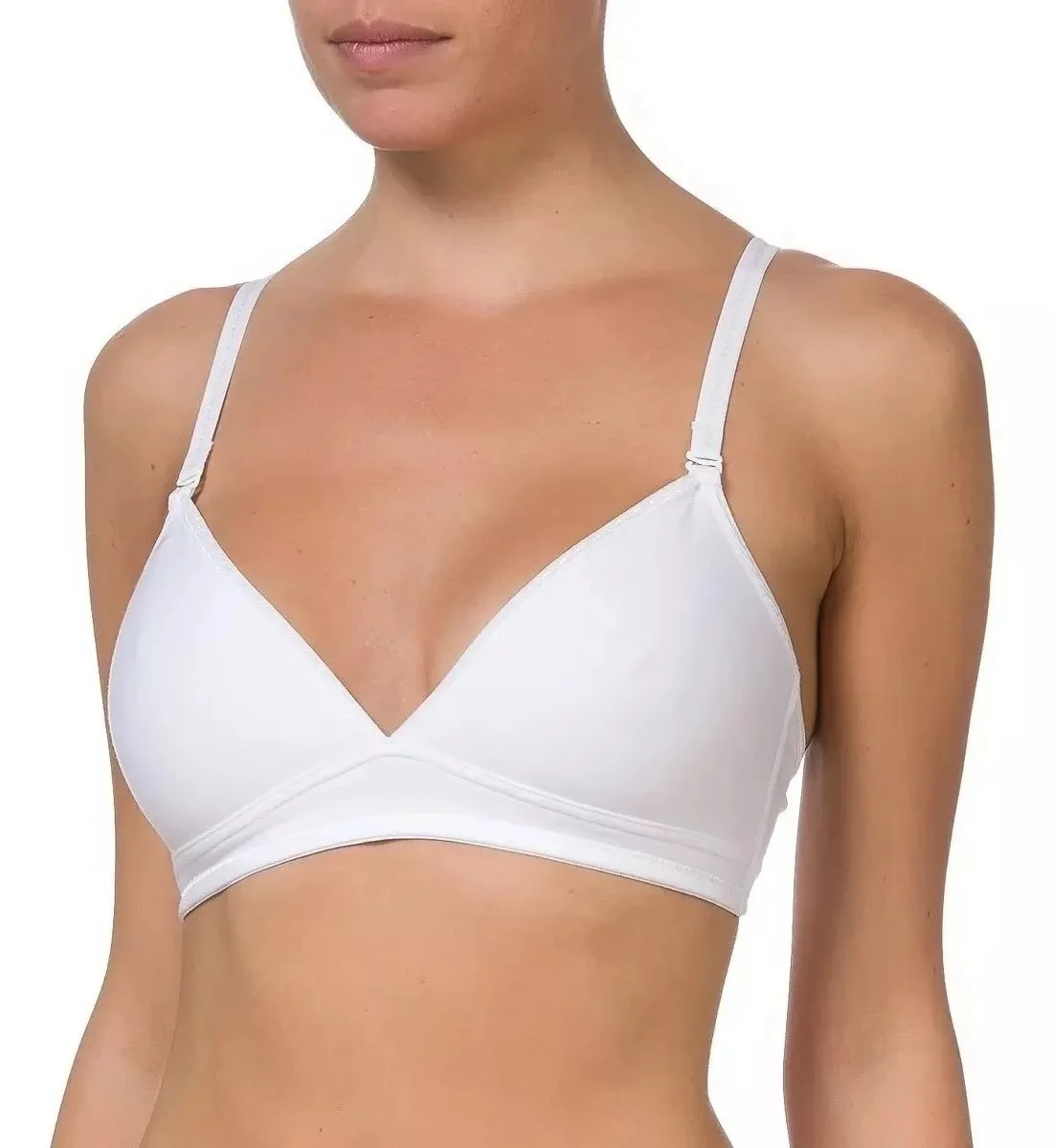 ULTRA SOFT FULL COVERAGE THIN PADDED BRA,NON WIRE PUSh-UP BRA