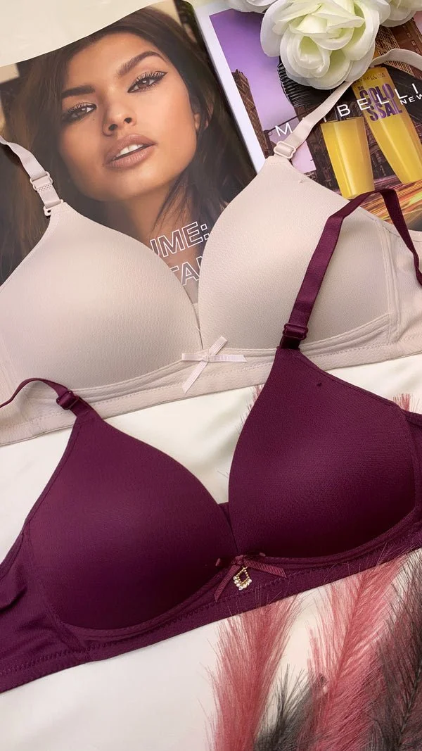 V CUP SOFT PADDED BRA