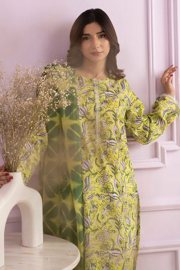 Ready to Wear,  Printed Lawn Shirt And Dupatta