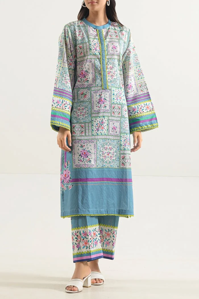 Original Saya Ready To Wear Printed Lawn Two piece Suit Shirt And Trouser