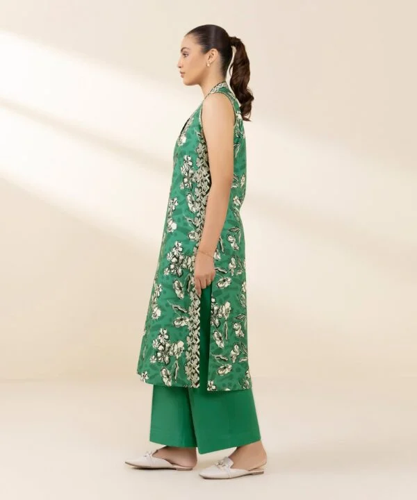 Original Saphire Unstitched Embroidered Two Pieces Lawn Dress